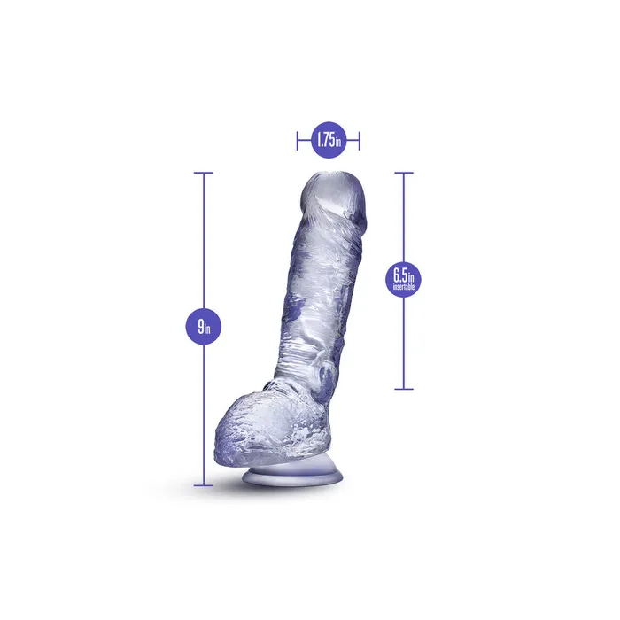 B Yours Plus Hearty N Hefty 9 Inch Blush Novelties Anal