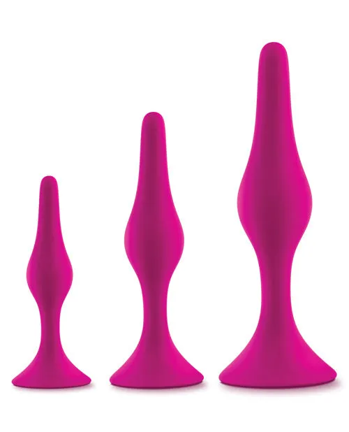 Blush Novelties Anal Blush Novelties Luxe Beginner Silicone Butt Plug Kit