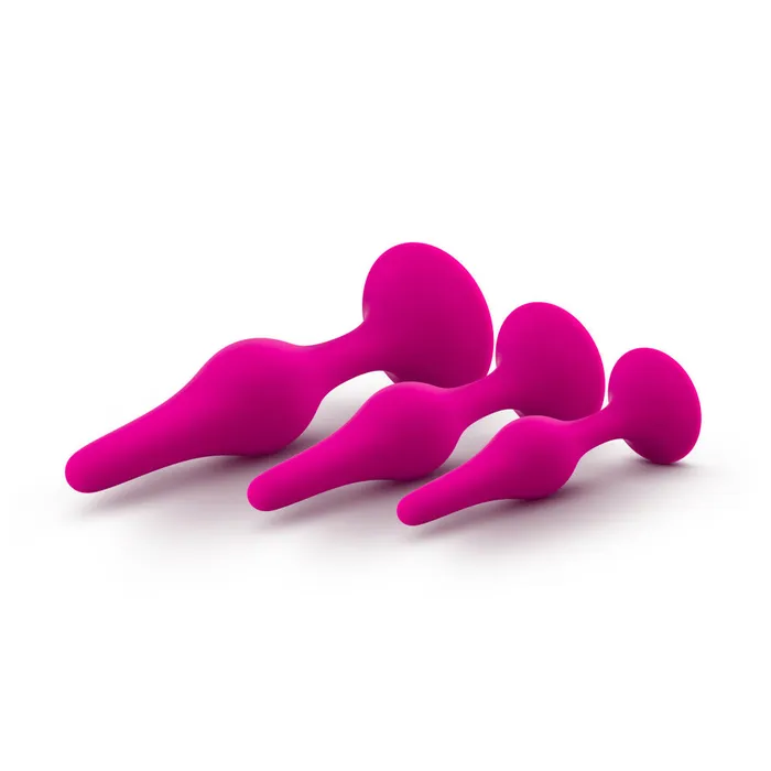 Blush Novelties Anal Blush Novelties Luxe Beginner Silicone Butt Plug Kit Blush Novelties Anal Blush Novelties Luxe Beginner Silicone Butt Plug Kit