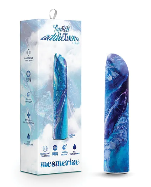 Blush Novelties Blush Novelties Limited Addiction Azure Mesmerize Power Vibe Vibrators