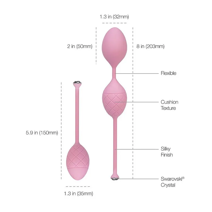 BMS Enterprises Vibrators Pillow Talk Frisky Pleasure Balls BMS Enterprises Vibrators Pillow Talk Frisky Pleasure Balls