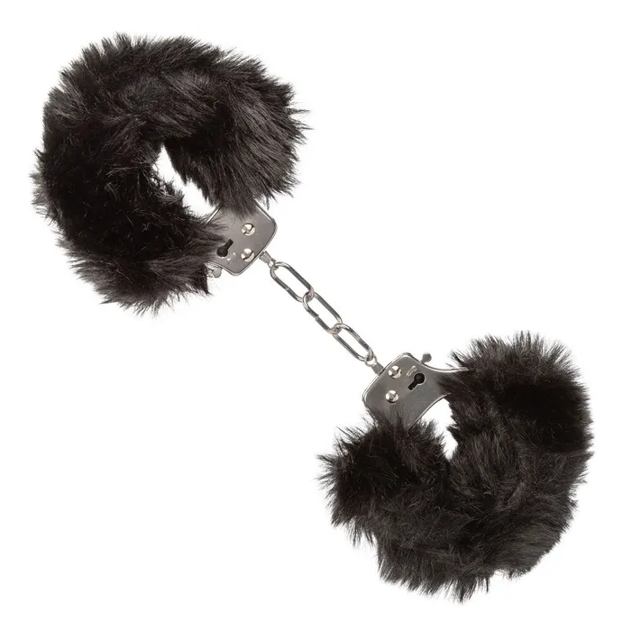 California Exotic Anal Ultra Fluffy Furry Cuffs Black