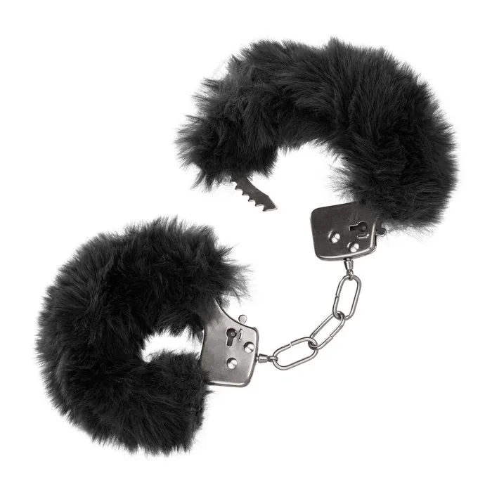 California Exotic Anal Ultra Fluffy Furry Cuffs Black