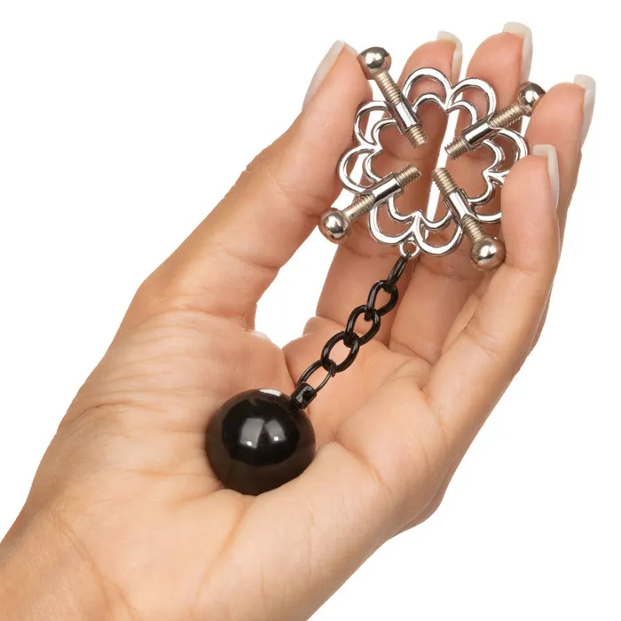 California Exotic Female Sex Toys Nipple Grips 4 Point Weighted Nipple Press California Exotic Female Sex Toys Nipple Grips 4 Point Weighted Nipple Press