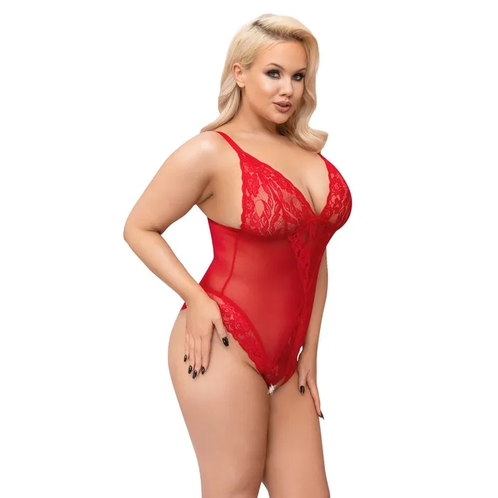 Cottelli Curves Crotchless Body Red Cottelli Collection Anal Cottelli Curves Crotchless Body Red Cottelli Collection Anal