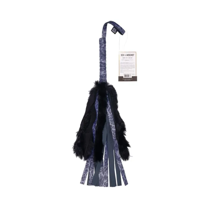 Couples Sex Mischief Cougar Faux Fur Flogger Sportsheets