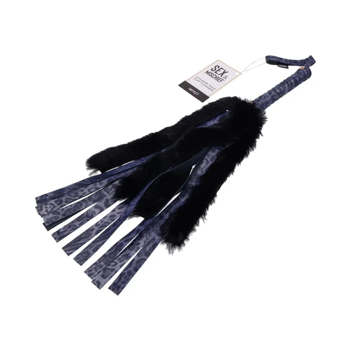 Couples Sex Mischief Cougar Faux Fur Flogger Sportsheets