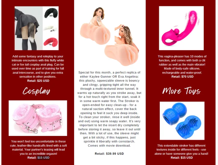 Cyber Monday Man Woman Adult Pleasure Mystery Box BOGO SP Subscription Vibrators