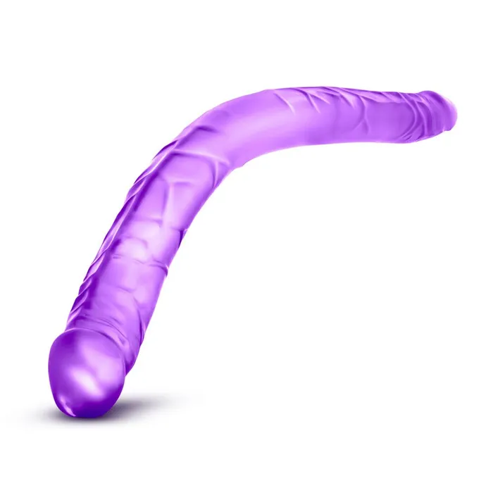 Dildos Blush Novelties B Yours 16 Inch Purple Double Dildo Dildos Blush Novelties B Yours 16 Inch Purple Double Dildo