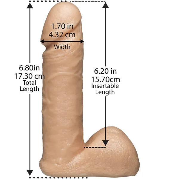 Doc Johnson Female Sex Toys VacULock 6 Inch Realistic Dildo Attachment Doc Johnson Female Sex Toys VacULock 6 Inch Realistic Dildo Attachment