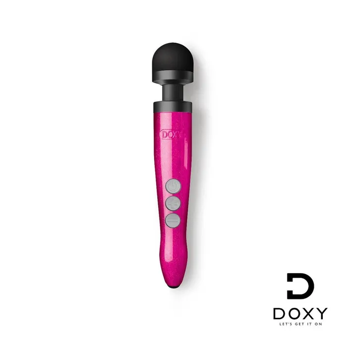 Doxy Wand Massagers Vibrators Doxy Die Cast Wand Rechargeable HOT PINK
