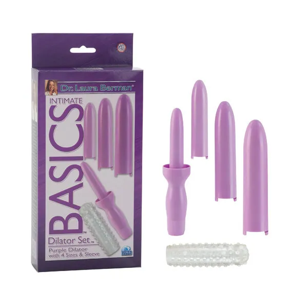Dr Laura Berman Dilator Set Purple Dilator 4 Sizes Olivia Ocean Anal