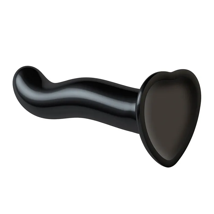 Female Sex Toys Strap On Me Strap On Me Prostate and G Spot Curved Dildo XLarge Black