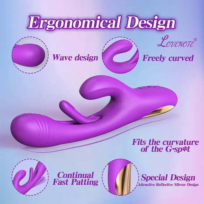 Flapping Vibrator Dildo for Women G Spot Rabbit Vibrator with 7 Vibration 7 Flapping Modes Sey Toy Shop Female Sex Toys