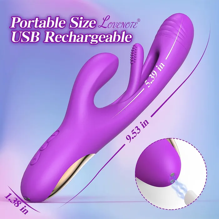 Flapping Vibrator Dildo for Women G Spot Rabbit Vibrator with 7 Vibration 7 Flapping Modes Sey Toy Shop Female Sex Toys