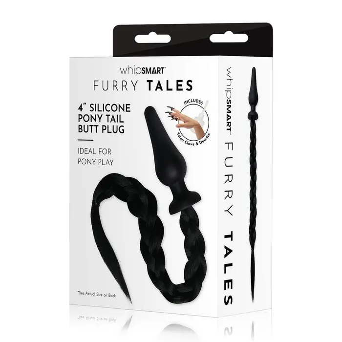 Furry Tales Black Pony Play Butt Plug Whipsmart Anal Furry Tales Black Pony Play Butt Plug Whipsmart Anal