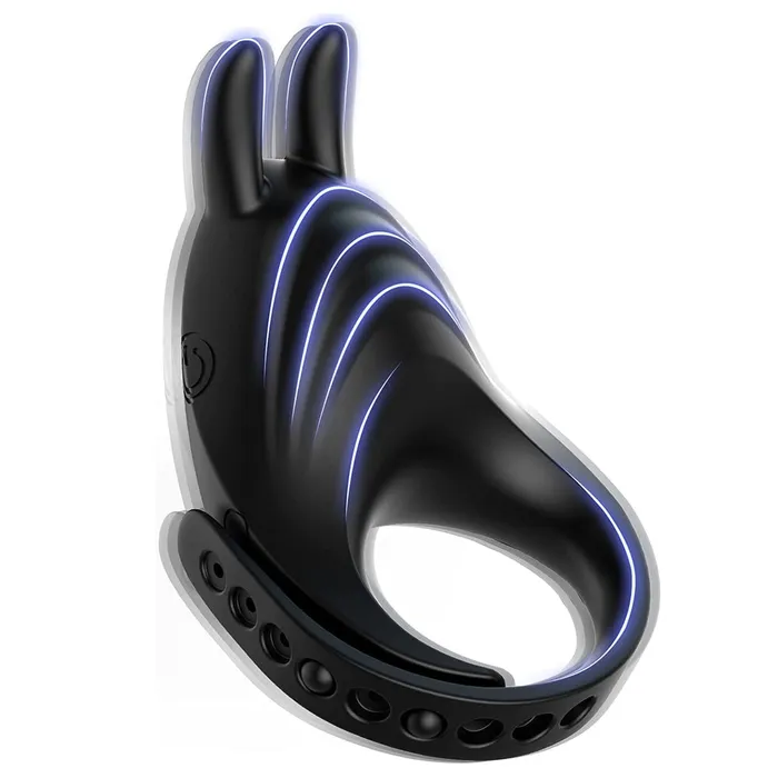 Hgod Male Sex Toys Adjustable Silicone Vibration Cock Ring