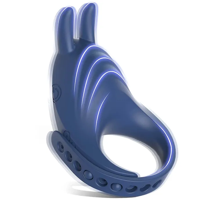 Hgod Male Sex Toys Adjustable Silicone Vibration Cock Ring