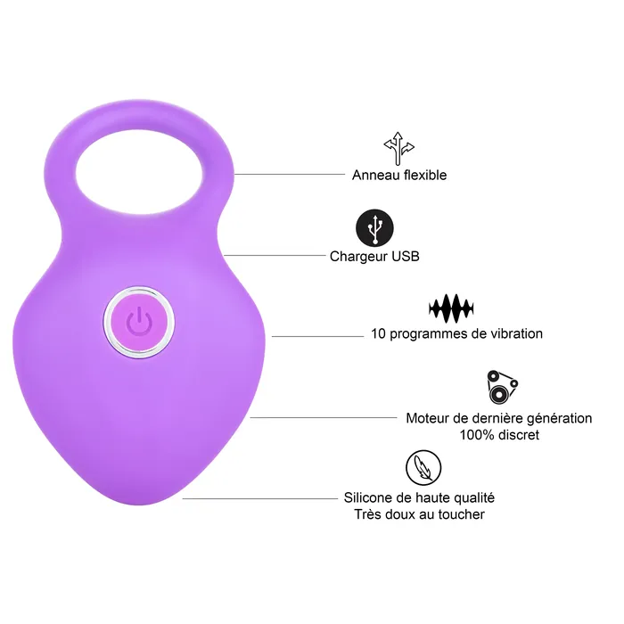 HUGBOX Vibrators Precioso Anillo Vibrador