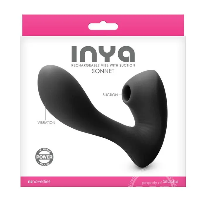 Inya Sonnet Rechargeable Vibrator With Clitoral Stimulation NS Novelties Female Sex Toys