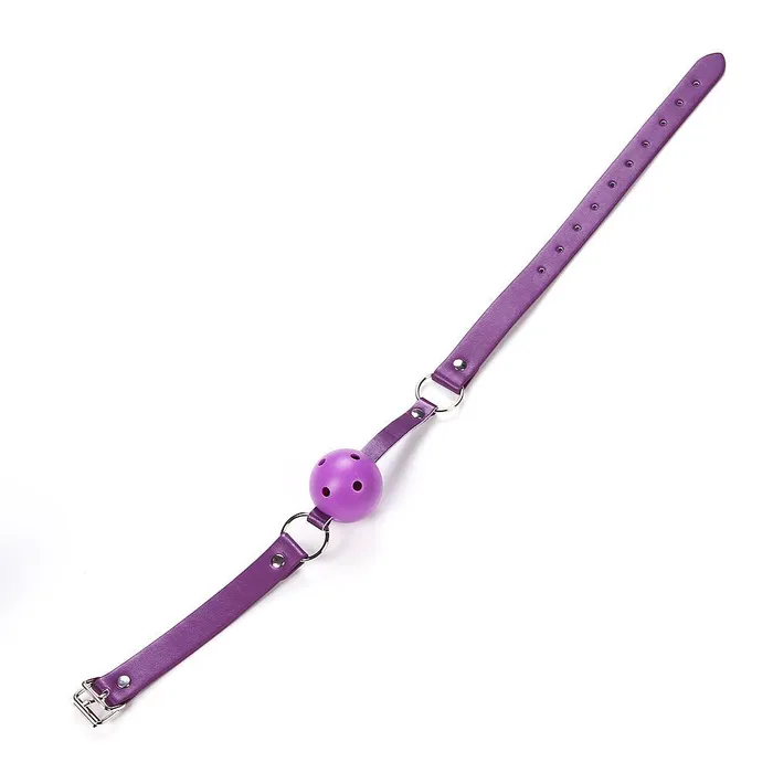 Kinkstasy Couples Fetish Fantasy Vegan Leather Breathable Ball Gag