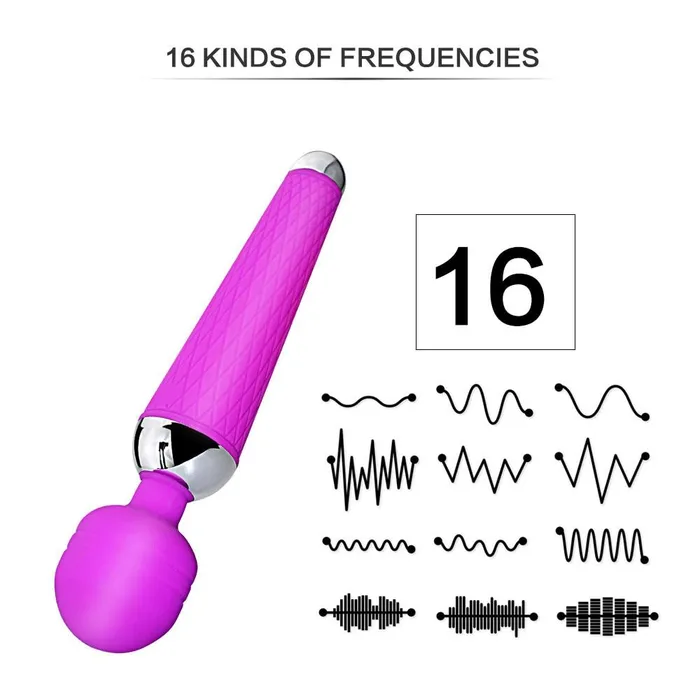 Kinkstasy Female Sex Toys Secret Wish Cordless USB Rechargeable Vibrating Sex Wand Rocking Vibrator