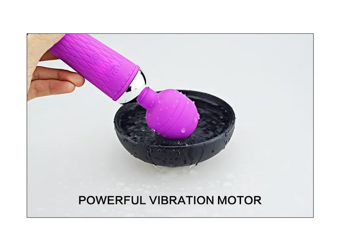 Kinkstasy Female Sex Toys Secret Wish Cordless USB Rechargeable Vibrating Sex Wand Rocking Vibrator