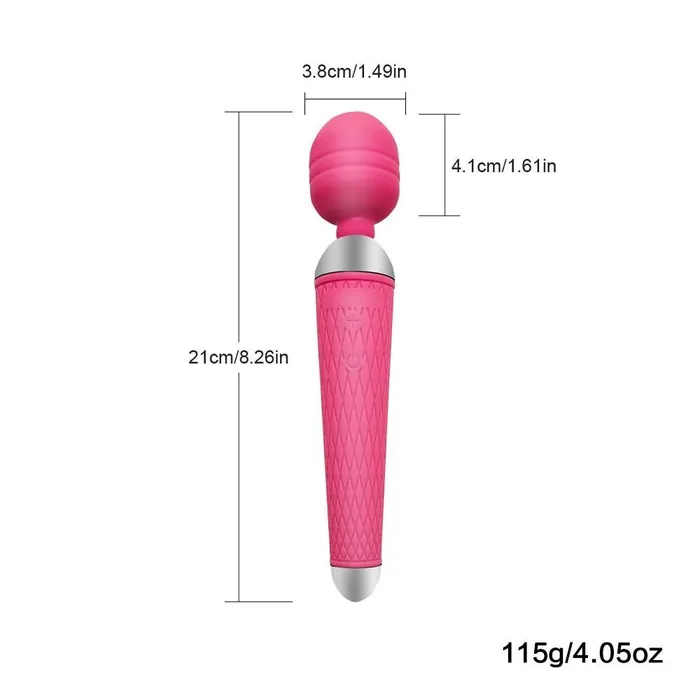 Kinkstasy Female Sex Toys Secret Wish Cordless USB Rechargeable Vibrating Sex Wand Rocking Vibrator