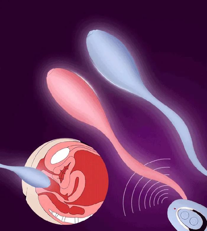 Kinkstasy Female Sex Toys The Sperminator Innovative Sperm Shape GSpot Stimulator