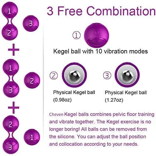 Kinkstasy Luxury Vagina Tightner Ben Wa Balls w Remote Control Kegel Exercise GSpot Enhanced Stimulation Female Sex Toys