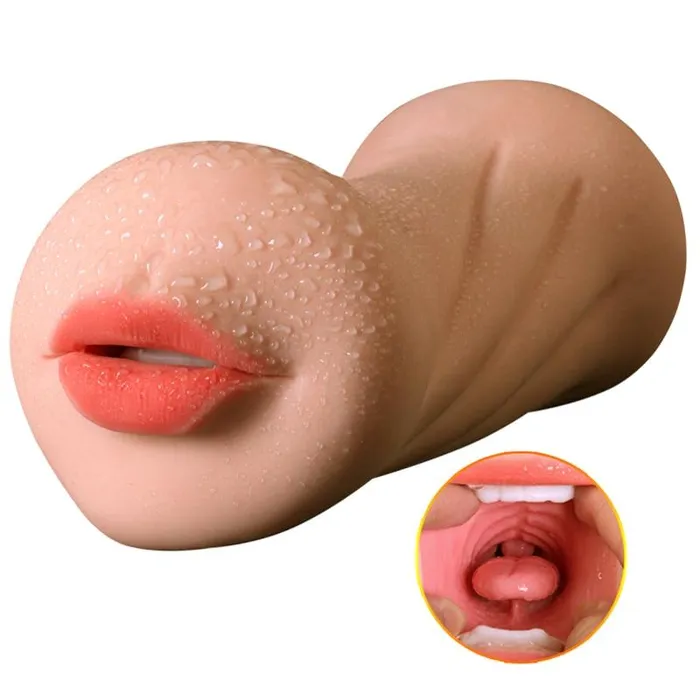 Kinkstasy Male Sex Toys Fill My Mouth Super Realistic BJ Masturbator