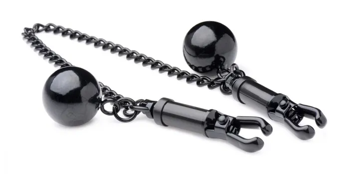 Kinkstasy Male Sex Toys Isabella Sinclaire Sadistic Clamps with Ball Weights and Chain