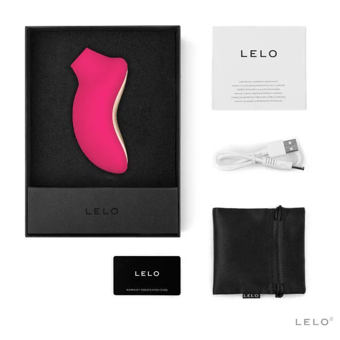 Lelo Female Sex Toys Cerise Lelo Sona Clit Massager