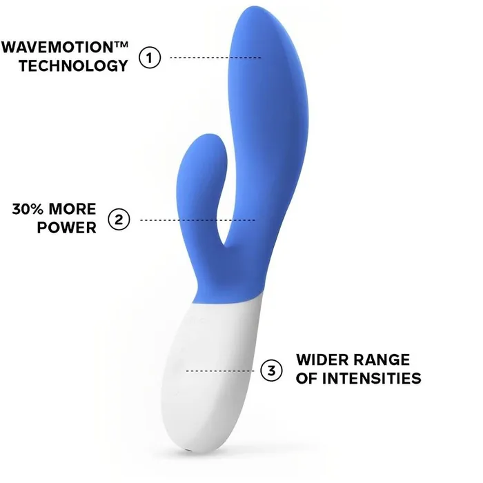 Lelo Ina Wave 2 Luxury Rechargeable Vibe Blue Lelo Vibrators Lelo Ina Wave 2 Luxury Rechargeable Vibe Blue Lelo Vibrators
