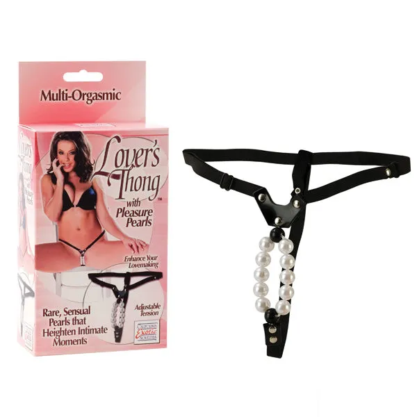 Lovers Thong With Pleasure Pearls Olivia Ocean Female Sex Toys