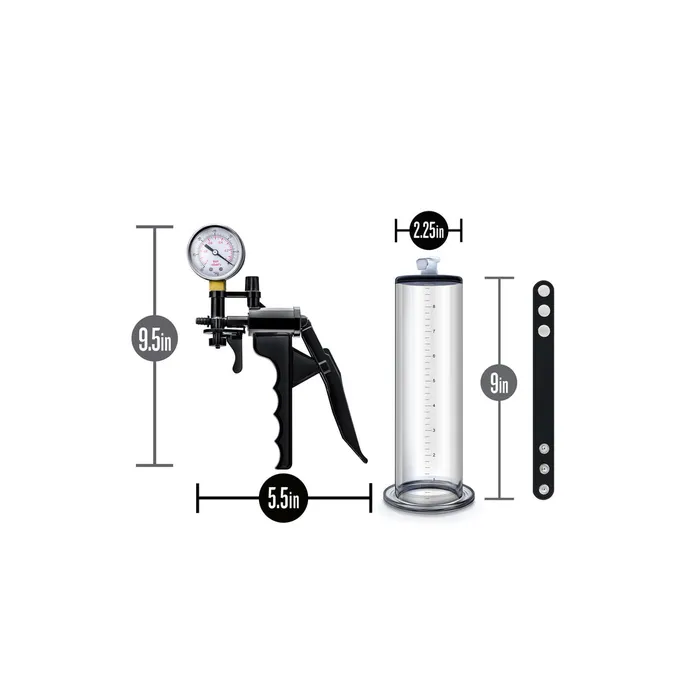 Male Sex Toys Blush Novelties Performance VX8 Premium Penis Pump