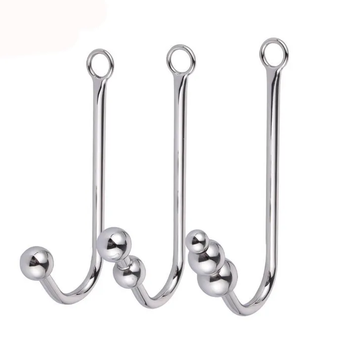 Male Sex Toys Kinkstasy Mix Match Cold Steel Anal Hook