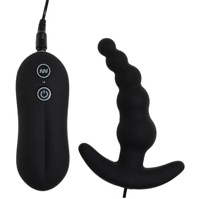 Male Sex Toys Kinkstasy OBooty Vibrating Anal Beads Plug
