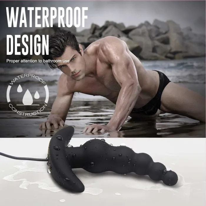 Male Sex Toys Kinkstasy OBooty Vibrating Anal Beads Plug