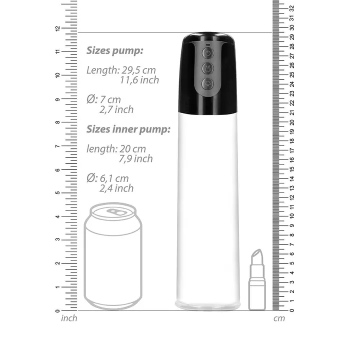 Male Sex Toys Shots Toys Pumped Automatic Cyber Pump