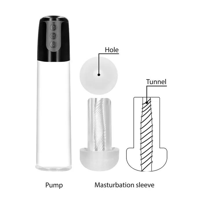 Male Sex Toys Shots Toys Pumped Automatic Cyber Pump