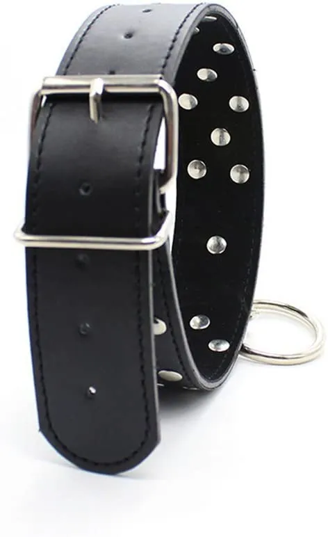 Male Sex Toys Submissive Neck Collar with Chain Leash 69 Vibrations Kenya