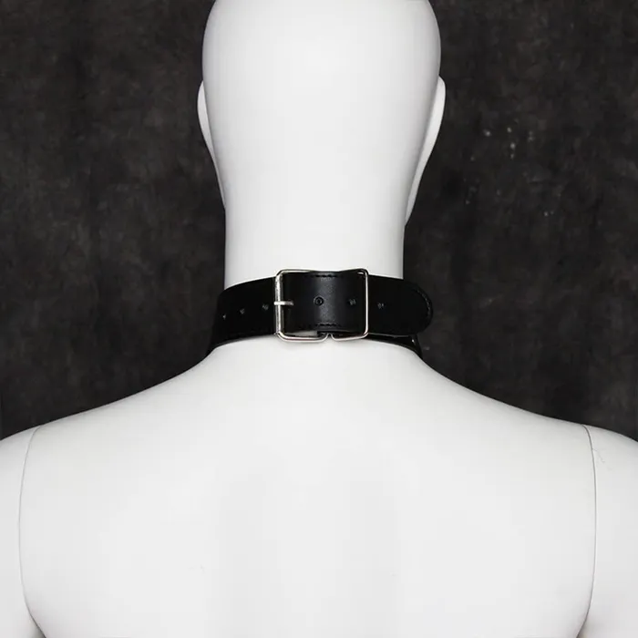 Male Sex Toys Submissive Neck Collar with Chain Leash 69 Vibrations Kenya
