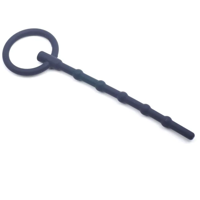 Male Sex Toys Various Toy Brands 6 Inch Beaded Silicone Cum Thru Penis Plug with Ring Male Sex Toys Various Toy Brands 6 Inch Beaded Silicone Cum Thru Penis Plug with Ring