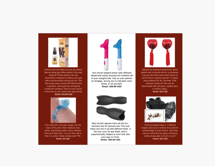 ManWoman Toy Box Head Vibe Mouth Vibe Deep Throat Pasties more Seductive Pleasure Vibrators ManWoman Toy Box Head Vibe Mouth Vibe Deep Throat Pasties more Seductive Pleasure Vibrators