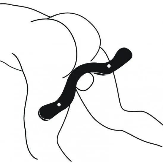 Master Series Anal The Enforcer Black Wooden Humbler