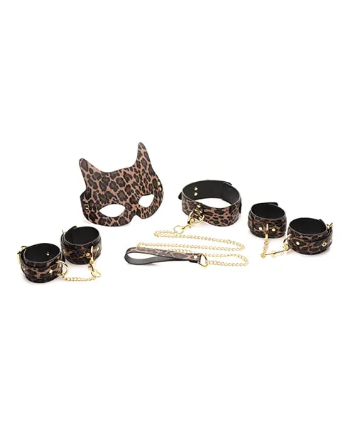 Master Series Couples Master Series Leopard Print Bondage Set