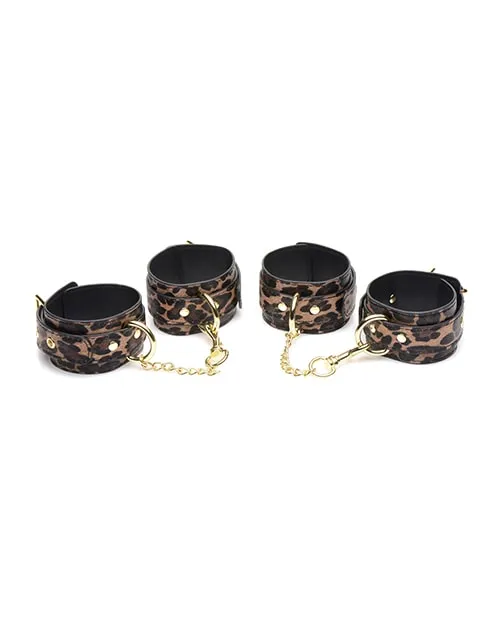 Master Series Couples Master Series Leopard Print Bondage Set
