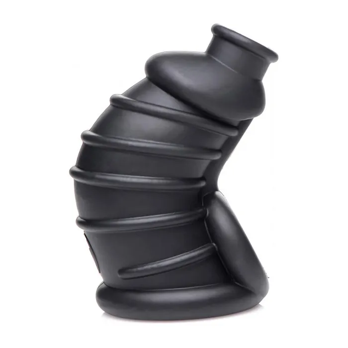 Master Series Dark Chamber Silicone Chastitys Cage Master Series Male Sex Toys Master Series Dark Chamber Silicone Chastitys Cage Master Series Male Sex Toys