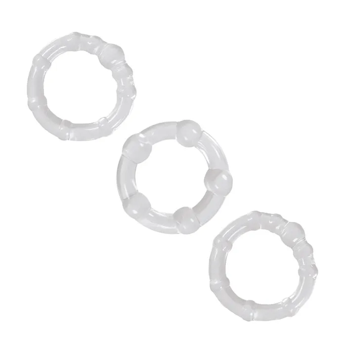 NS Novelties NS Novelties Renegade Intensity Rings Cockrings Clear Anal